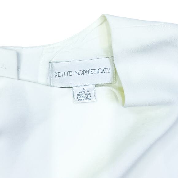 Petite Sophisticate Color Block Sleeveless Blouse 4P - Picture 4 of 8